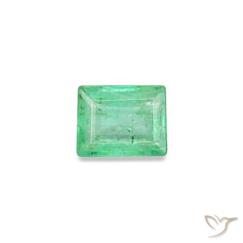 0.13ct 그린 에메랄드, 바게트, SI
