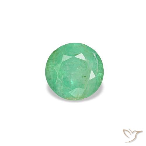 0.16ct 그린 에메랄드, 라운드, VS-SI