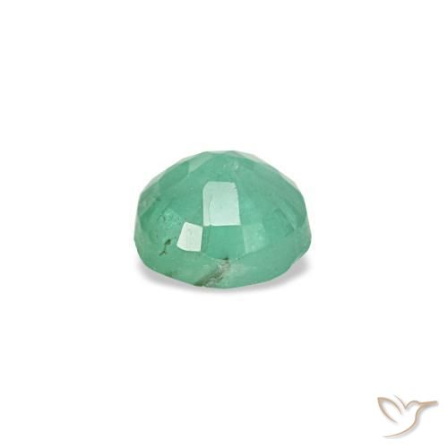 0.17캐럿 천연 펀 그린 에메랄드, 라운드 컷, 3.51 mm, VS-SI