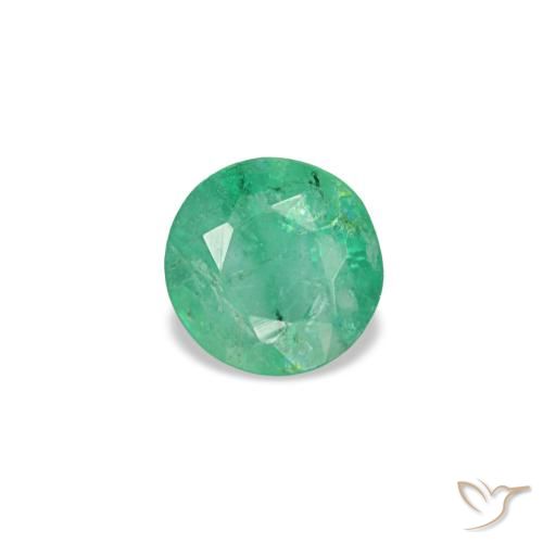 0.16ct 그린 에메랄드, 라운드, VS-SI