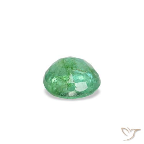 0.17캐럿 천연 블루 그린 에메랄드, 라운드 컷, 3.53 mm, VS-SI
