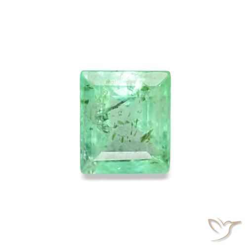 0.14ct 그린 에메랄드, 바게트, VS-SI