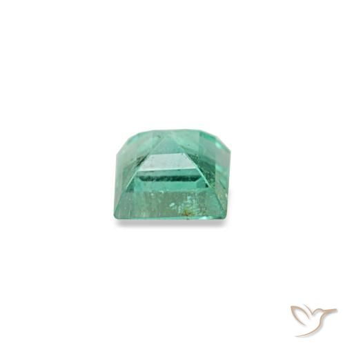 0.08캐럿 천연 쿨 에메랄드 그린 에메랄드, 스퀘어, 2.5×2.4 mm, VVS-VS