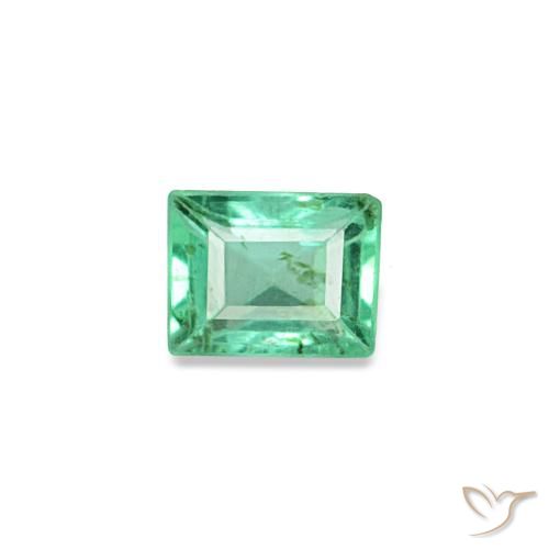 0.13ct 그린 에메랄드, 바게트, VS
