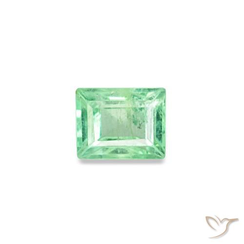 0.14ct 그린 에메랄드, 바게트, VS