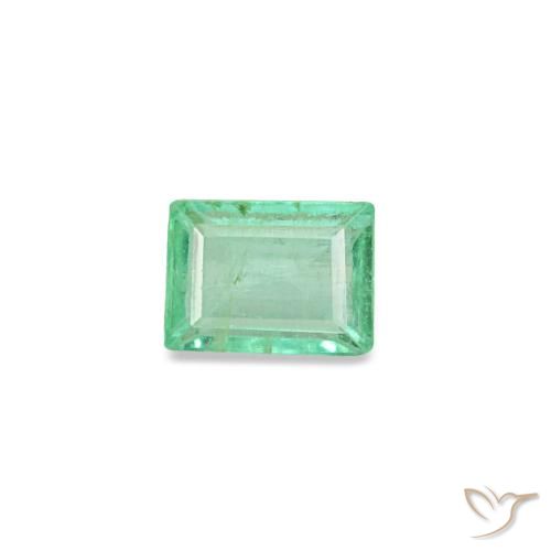 0.12ct 그린 에메랄드, 바게트, VS