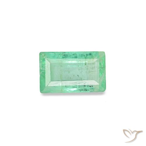 0.13ct 그린 에메랄드, 바게트, VS-SI