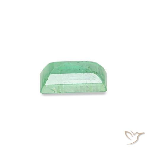 0.13캐럿 천연 밝은 그린 에메랄드, 바게트, 4×2.5 mm, VS-SI