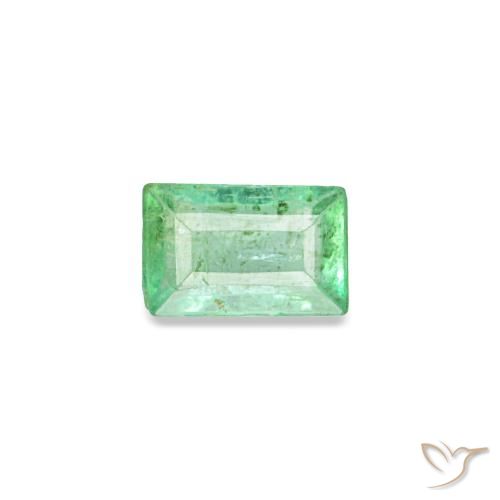 0.12ct 그린 에메랄드, 바게트, VS-SI
