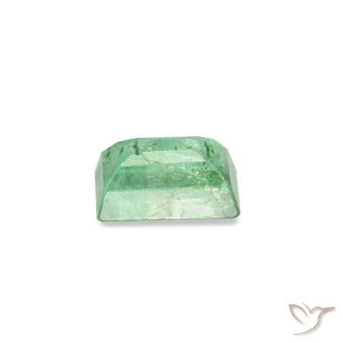 0.15캐럿 천연 밝은 그린 에메랄드, 바게트, 3.7×2.4 mm, SI