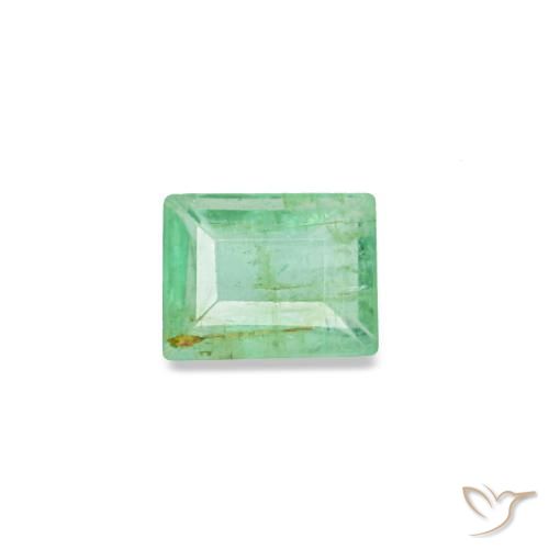 0.12ct 그린 에메랄드, 바게트, SI