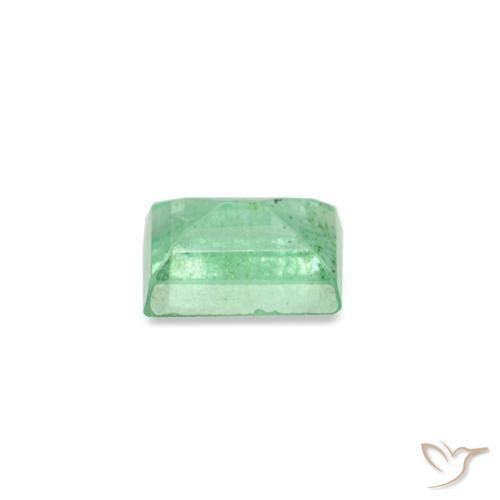 0.15캐럿 천연 피스타치오 그린 에메랄드, 바게트, 3.6×2.8 mm, SI