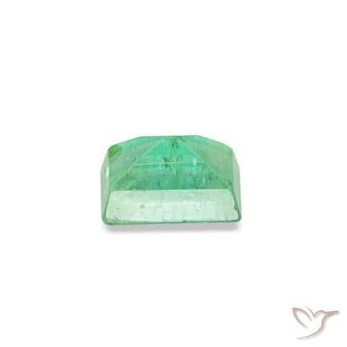0.15캐럿 천연 밝은 그린 에메랄드, 바게트, 3.6×2.4 mm, SI