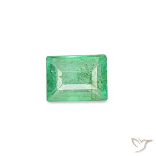 0.12ct 그린 에메랄드, 바게트, SI