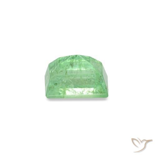 0.18캐럿 천연 토끼풀 그린 에메랄드, 바게트, 3.6×2.5 mm, VS-SI