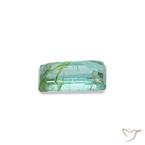0.14캐럿 천연 미디엄 그린 에메랄드, 바게트, 4.1×2.2 mm, SI