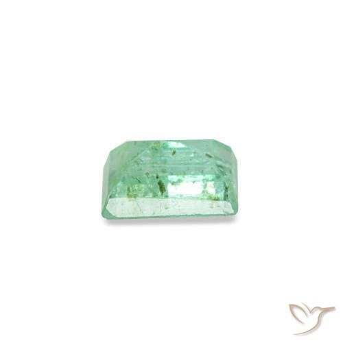 0.14캐럿 천연 클로버 그린 에메랄드, 바게트, 3.5×2.5 mm, VS-SI