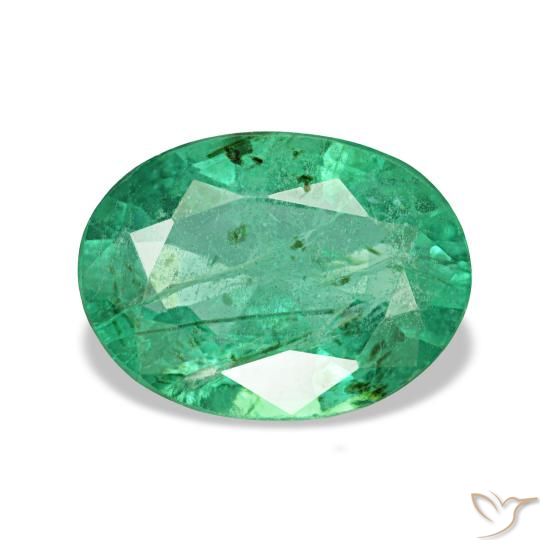 1.22ct 그린 에메랄드, 오벌, VS-SI