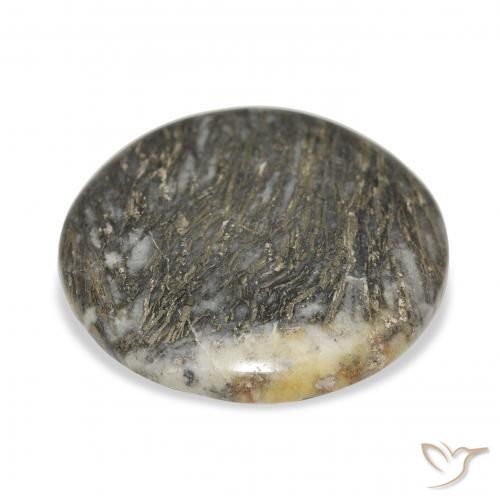 35.90캐럿 천연 다색 Feather Pyrite, 둥근, 불투명체