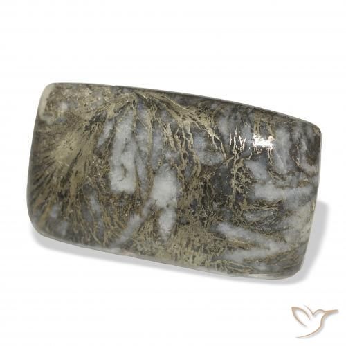 36.96캐럿 천연 다색 Feather Pyrite, 방석, 불투명체