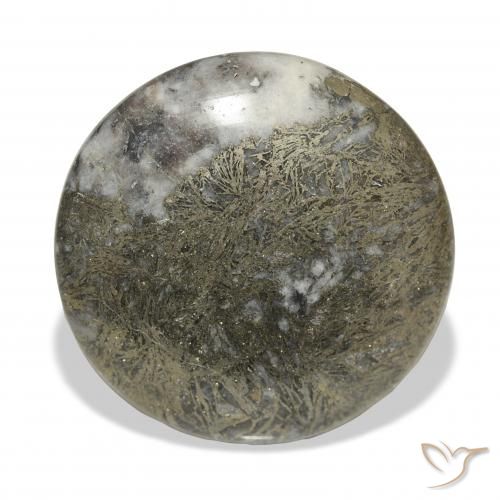 36.22ct 자연스러운 다색 Feather Pyrite, 둥근, 불투명체