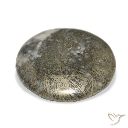 36.22캐럿 천연 다색 Feather Pyrite, 둥근, 불투명체