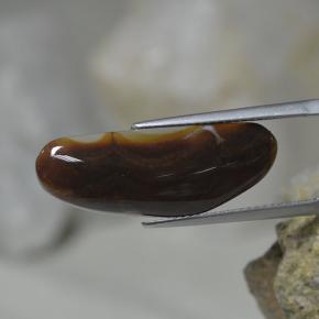 10.02캐럿 천연 멀티컬러 파이어 아게이트, 멋진 모양, 26.4×9.7 mm, 투명한