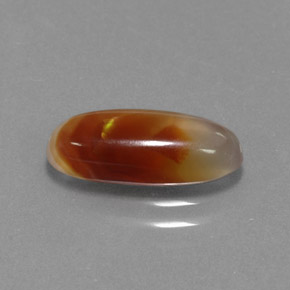 2.00캐럿 천연 멀티컬러 파이어 아게이트, 투명한, 13×5.8 mm, 투명/반투명