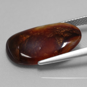 8.52캐럿 천연 멀티컬러 파이어 아게이트, 멋진 모양, 20.1×11.4 mm, 불투명체