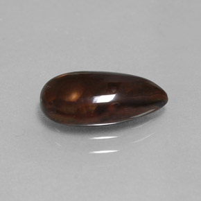 2.18캐럿 천연 멀티컬러 파이어 아게이트, 배 모양, 12.9×7 mm, 불투명체