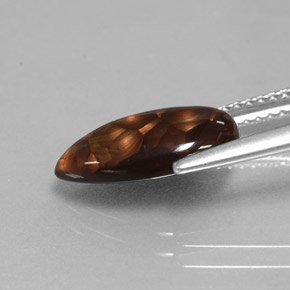 2.18캐럿 천연 멀티컬러 파이어 아게이트, 배 모양, 12.9×7 mm, 불투명체