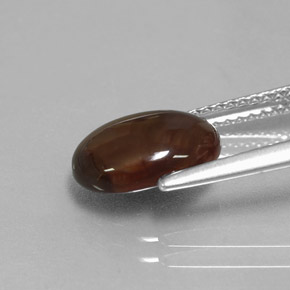 2.14캐럿 천연 멀티컬러 파이어 아게이트, 타원형 컷, 10.5×7.9 mm, 불투명체