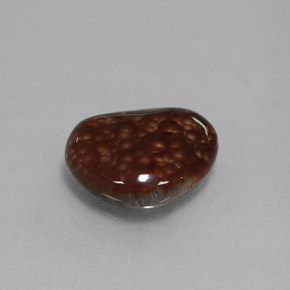 2.22캐럿 천연 멀티컬러 파이어 아게이트, 멋진 모양, 10.7×9.4 mm, 불투명체