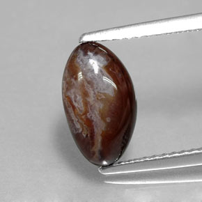 2.17캐럿 천연 멀티컬러 파이어 아게이트, 멋진 모양, 10.8×6.4 mm, 불투명체