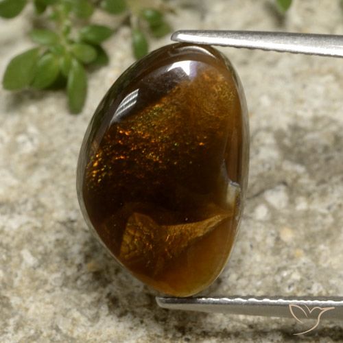 5.82ct 자연스러운 다색 파이어 마노, 팬시한, 투명한
