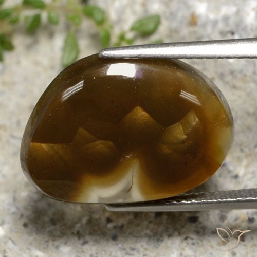 9.24ct 자연스러운 다색 파이어 마노, 팬시한, 투명한