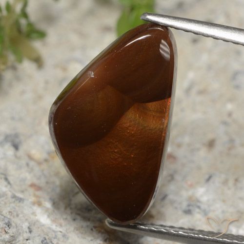 5.76ct 자연스러운 다색 파이어 마노, 일조, 투명한