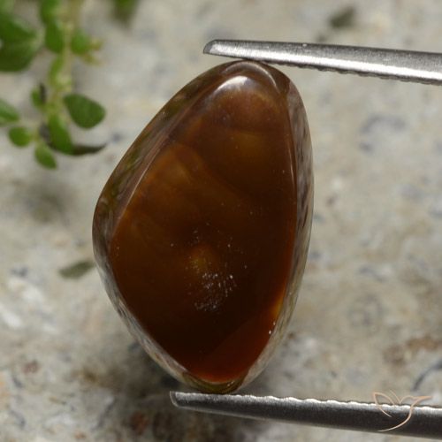 3.68ct 자연스러운 다색 파이어 마노, 일조, 투명한