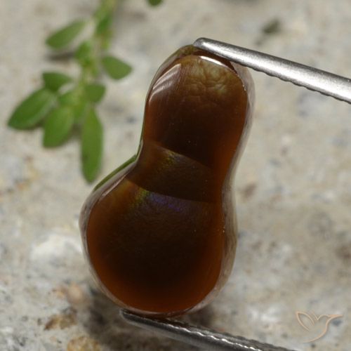 5.64ct 자연스러운 다색 파이어 마노, 팬시한, 투명한