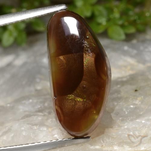 7.02ct 자연스러운 다색 파이어 마노, 팬시한, 투명한