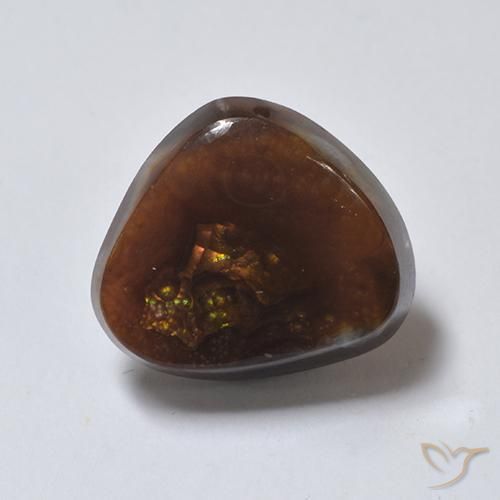 4.03ct 자연스러운 다색 파이어 마노, 일조, 투명한