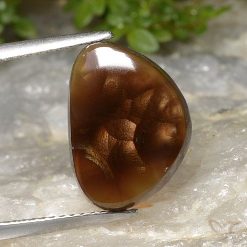 4.54ct 자연스러운 다색 파이어 마노, 팬시한, 투명한