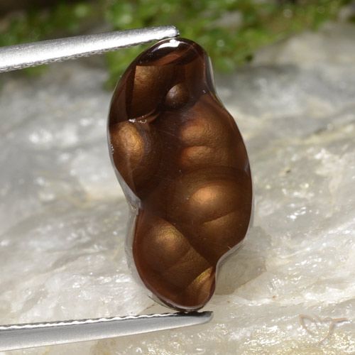 5.47ct 자연스러운 다색 파이어 마노, 팬시한, 투명한