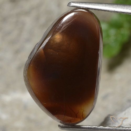 5.37ct 자연스러운 다색 파이어 마노, 일조, 투명한