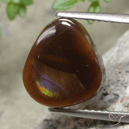 3.36ct 자연스러운 다색 파이어 마노, 팬시한, 투명한