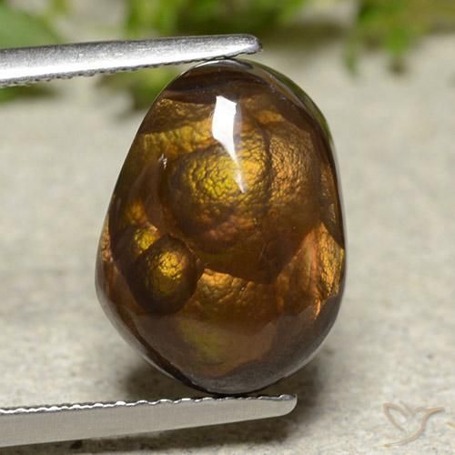 6.07ct 자연스러운 다색 파이어 마노, 팬시한, 불투명체