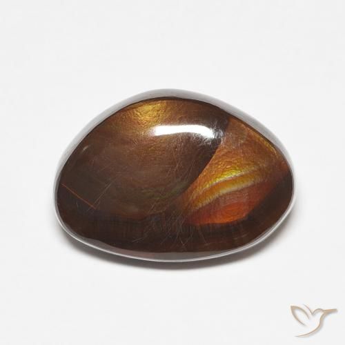 7.08ct 자연스러운 다색 파이어 마노, 팬시한, 투명한
