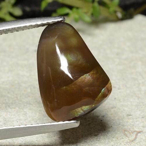 8.38ct 자연스러운 다색 파이어 마노, 팬시한, 불투명체