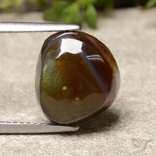 5.77ct 자연스러운 다색 파이어 마노, 팬시한, 불투명체