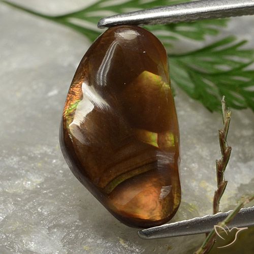 2.77ct 자연스러운 다색 파이어 마노, 팬시한, 불투명체